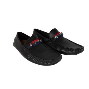 Bruno Marc Mens Black Driving Loafers Horsebit Slip On Moc Toe Shoes Size 6